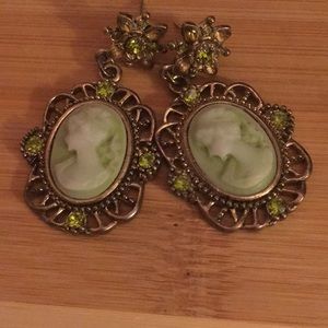 Cameo earrings